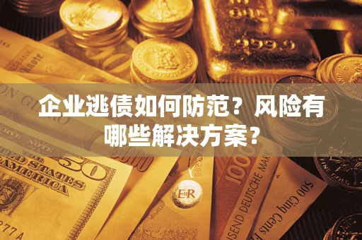 北京企业逃债如何防范？风险有哪些解决方案？