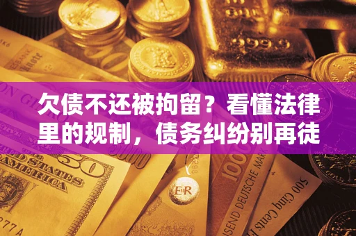 北京欠债不还被拘留？看懂法律里的规制，债务纠纷别再徒劳奔波