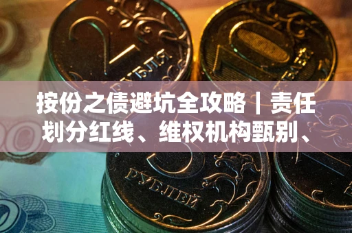 北京按份之债避坑全攻略｜责任划分红线、维权机构甄别、纠纷处理全流程拆解