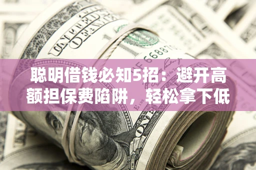 北京聪明借钱必知5招：避开高额担保费陷阱，轻松拿下低息贷款