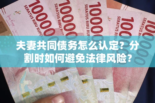北京夫妻共同债务怎么认定？分割时如何避免法律风险？